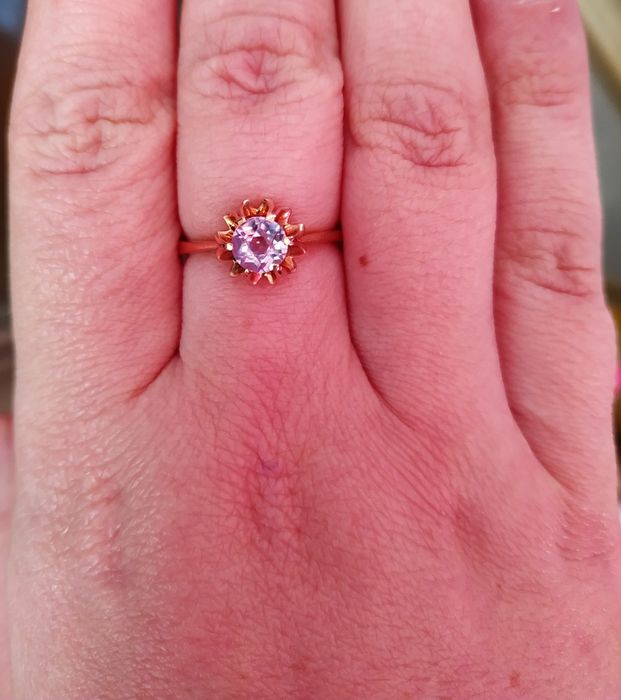 2.67 Золота каблучка р 18 александритом 583 СССР