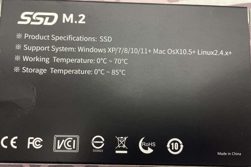 SSD M.2 NVMe 4TB – PCIe 4.0 (Novo)