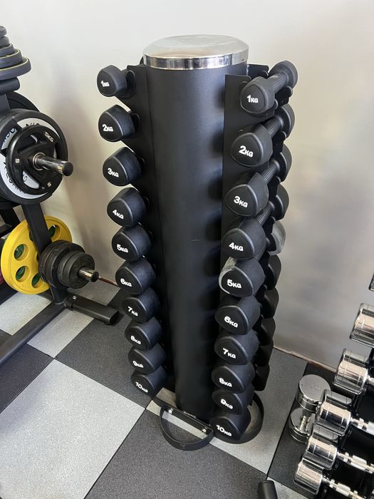 Гантельний ряд 1-10 кг з уретановим покриттям