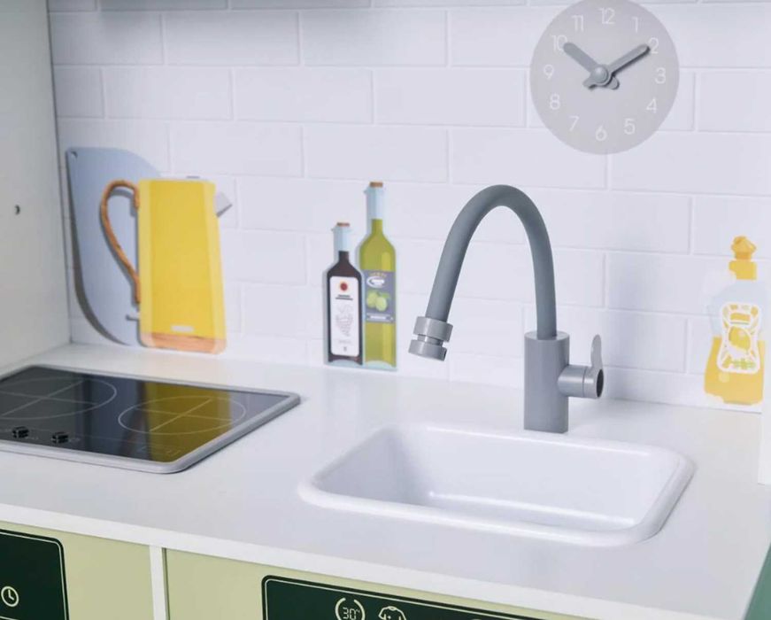 Kuchnia dla dzieci kuchenka kostkarka zmywarka pralka mikro DREWNO XXL