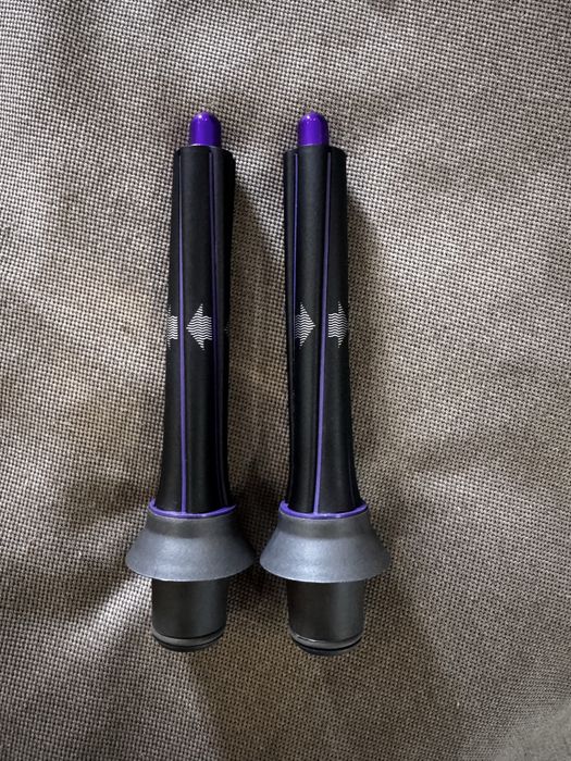 Циліндричні насадки 2шт 30 мм для фена Dyson + 2 адаптери Purple