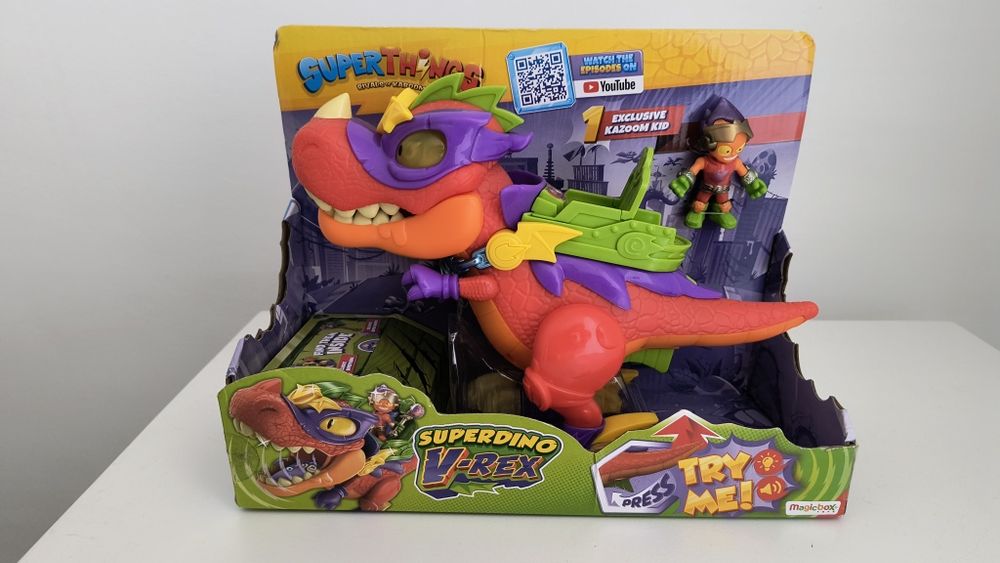 Super Things Zings aDinozaur Superdino V-Rex