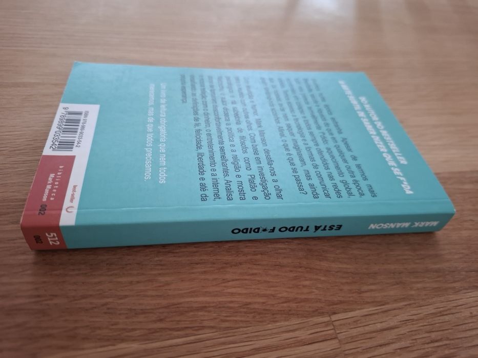 Está tudo f*dido livro de mark manson