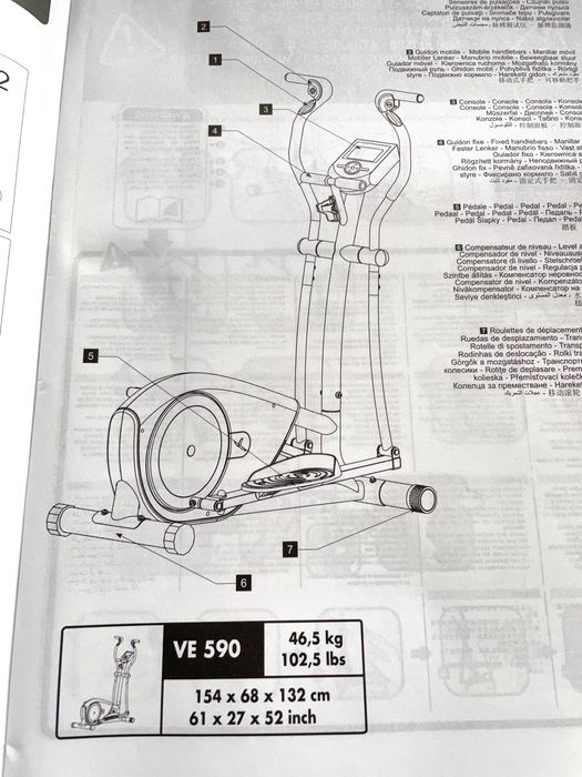 Bicicleta Eliptica como nova.