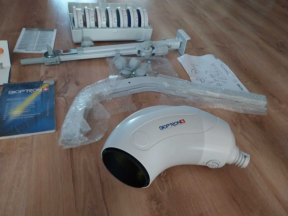 Lampa Bioptron PRO Zepter , stan jak nowa + zestaw 7 filtrów