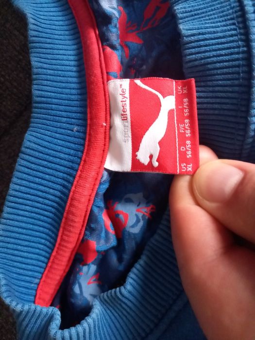 Bluza niebieska Puma xl