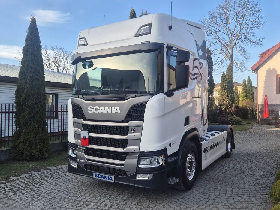 Scania R450  Scania R450 2018r. 950.Tkm Hydraulika/ Nowe Tacho/ 2 zbiorniki!