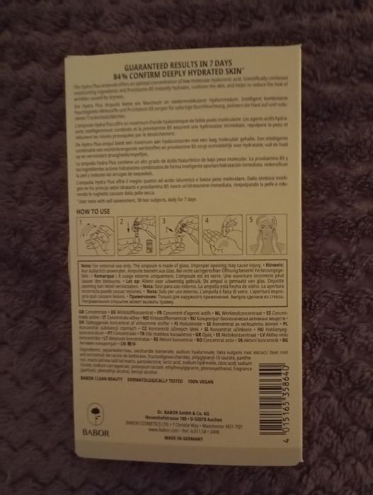 Ampułki Babor do twarzy