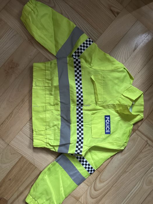 Kurtka przebranie policja 5-7 lat odblaski