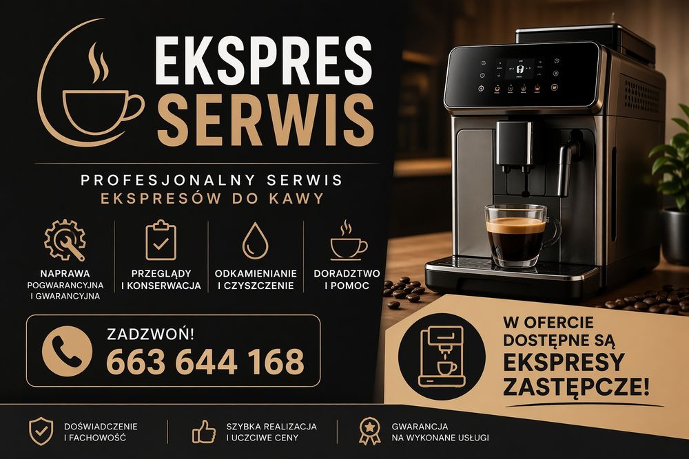 Naprawa i serwis ekspresów do kawy