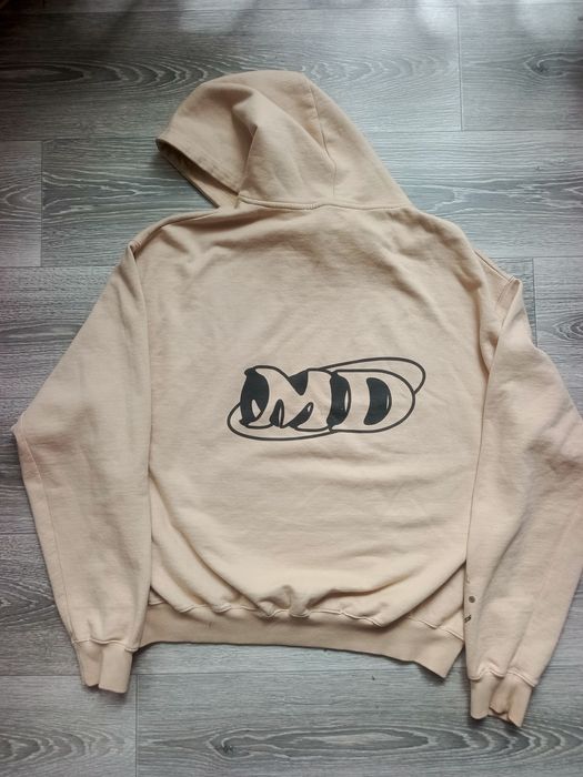 Кроп худи L светлого цвета