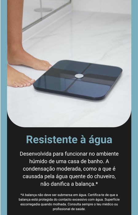 Balança fitness com monitor cardiaco