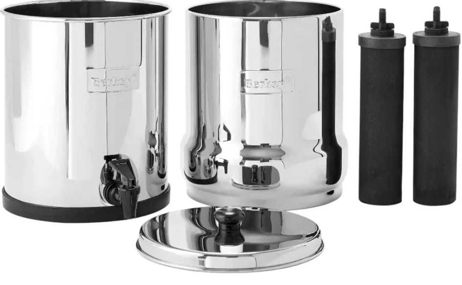 Big Berkey® System – Efficient Water Filtration for Small Families (8.5 Liters