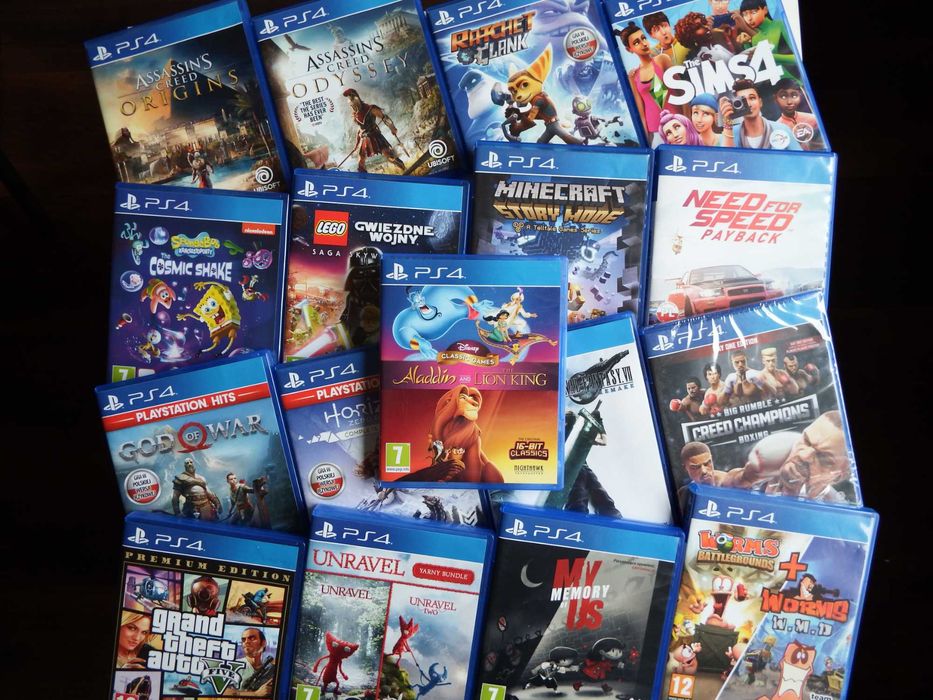 PS4 ALLADYN / Król Lew pakiet gier RETRO klasyki ! stan BDB