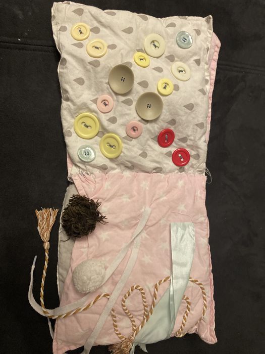 Książeczka sensoryczna diy handmade
