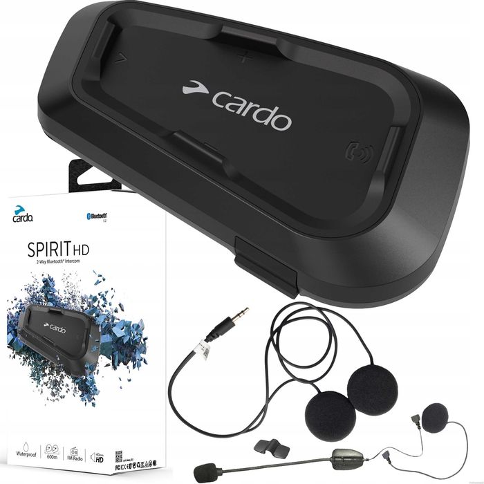 Interkom motocyklowy Cardo Spitit HD BLUETOOTH komunikacja motocyklowa