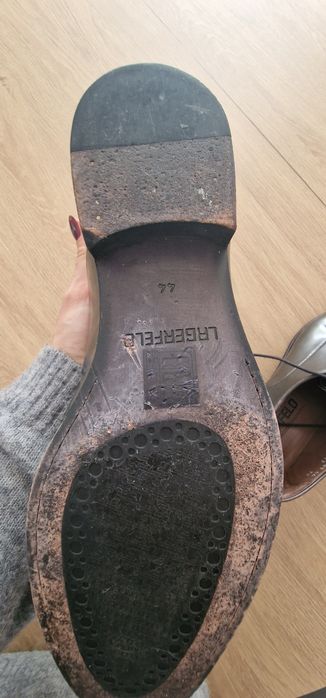 Srebrne buty Lagerfeld rozmiar 44