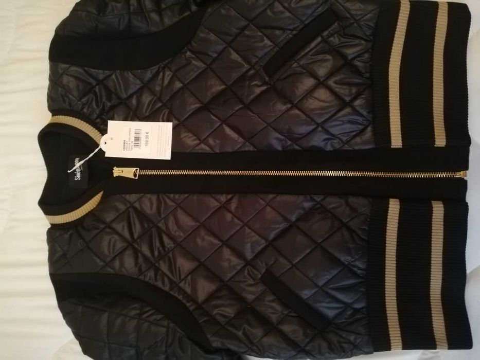 Casaco Bomber Preto "SINÉQUANONE"