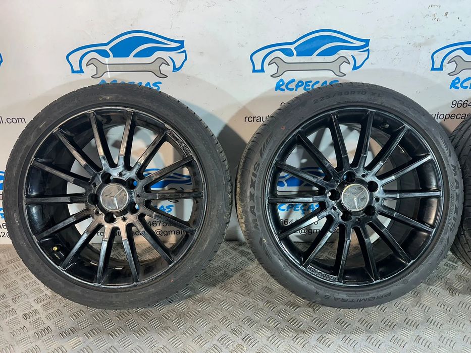 Conjunto Jantes 18 Originais AMG Mercedes Benz 5x112 7.5J ET52 A 176