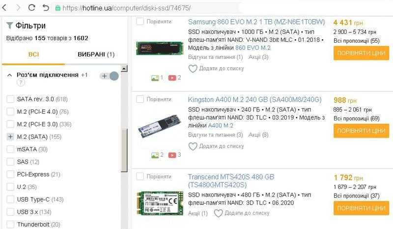 Адаптер M.2 (M2) SSD to SATA (чёрный)