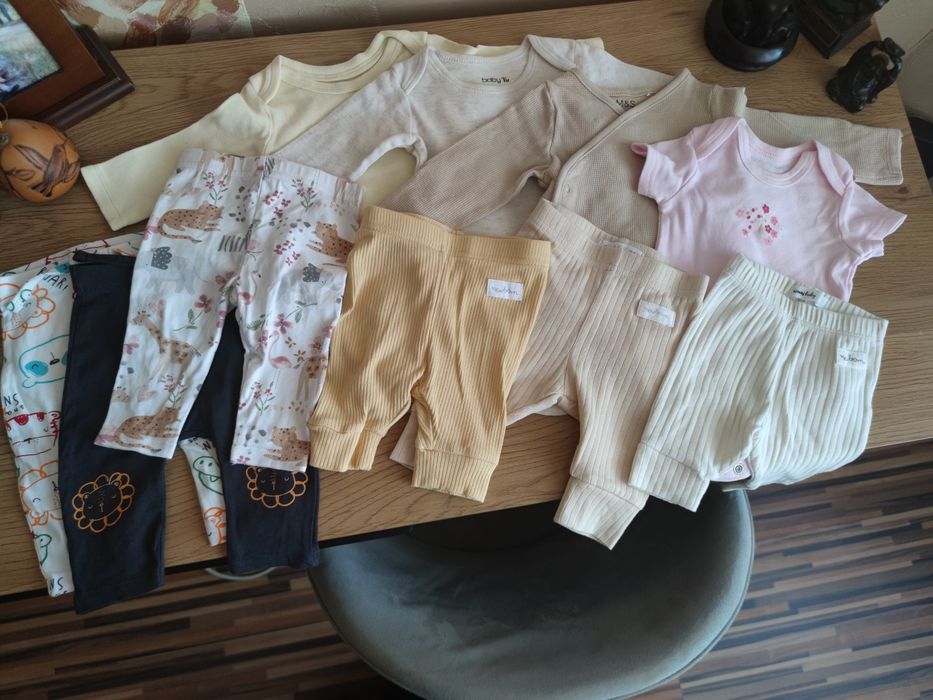 Боді, штанці для новонароджених 56см sinsay, tu, m&s, George, next