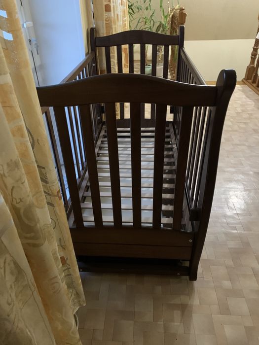 Дитяче ліжечко Верес ЛД6 горіх