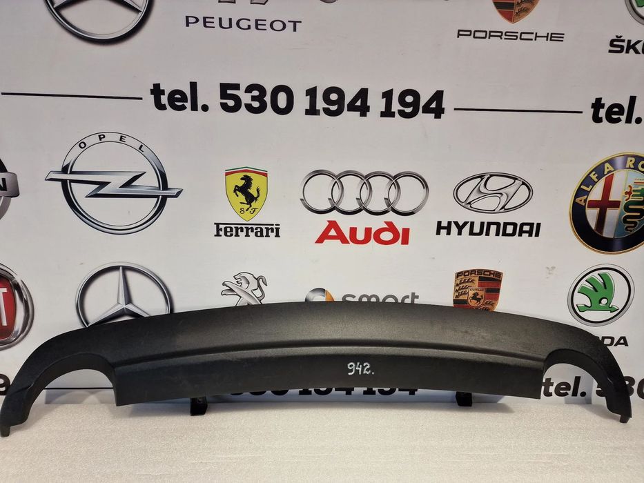 MERCEDES W204 AMG C-KLASSA 07- SEDAN DYFUZOR / SPOJLER / DOKŁADKA ZDERZAKA TYLNEGO TYLNIEGO TYŁ , NR A2048853225 , NR AUKCJI DT942