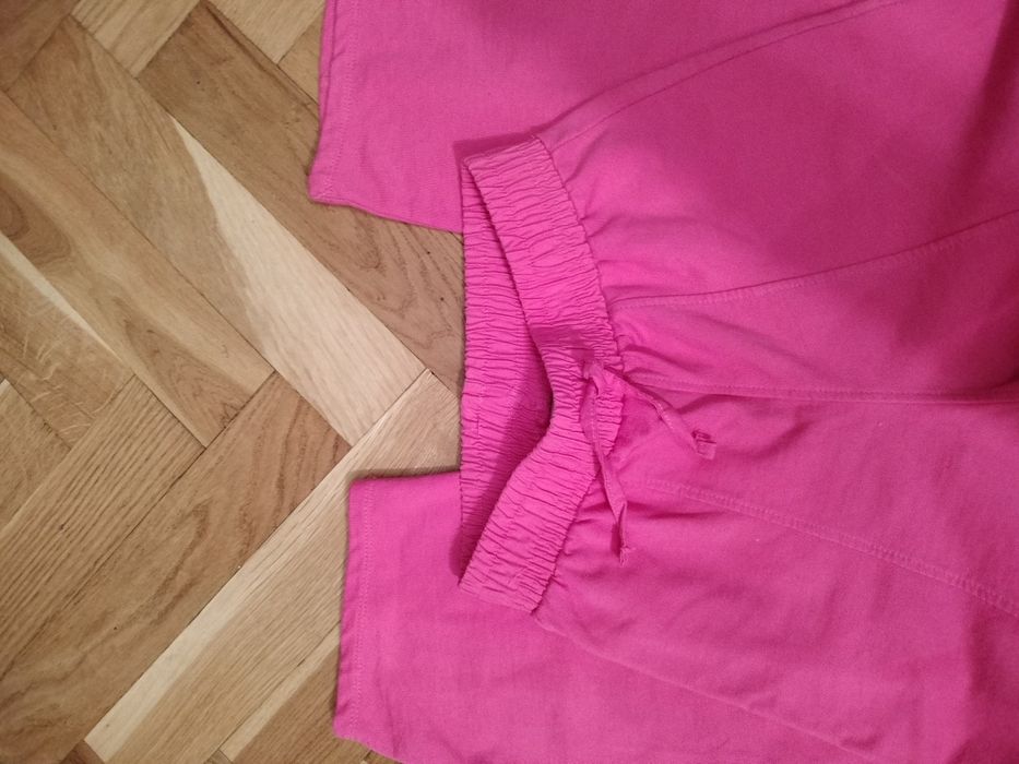 Dres Zara biało różowy 152