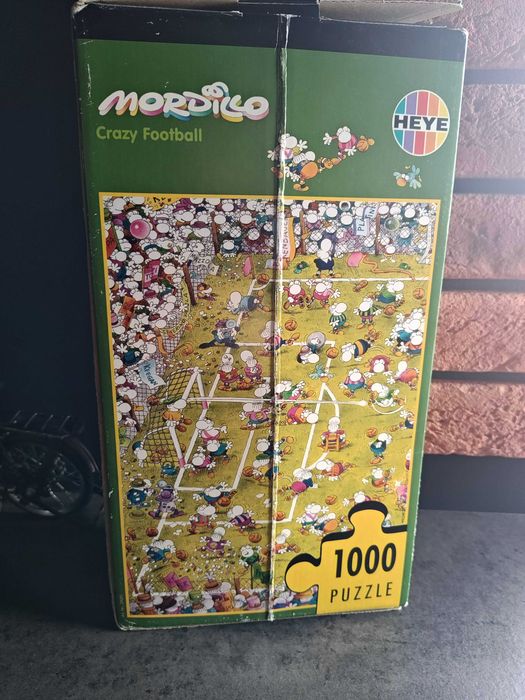 Heye Mordillo Crazy Football puzzle 1000 jigsaw unikat