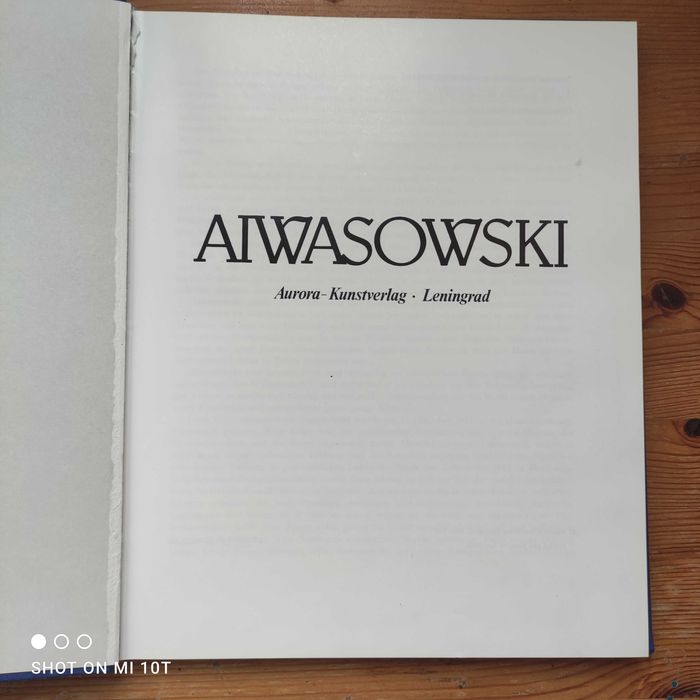 Aiwasowski Aurora Kunstverlag album po niemiecku