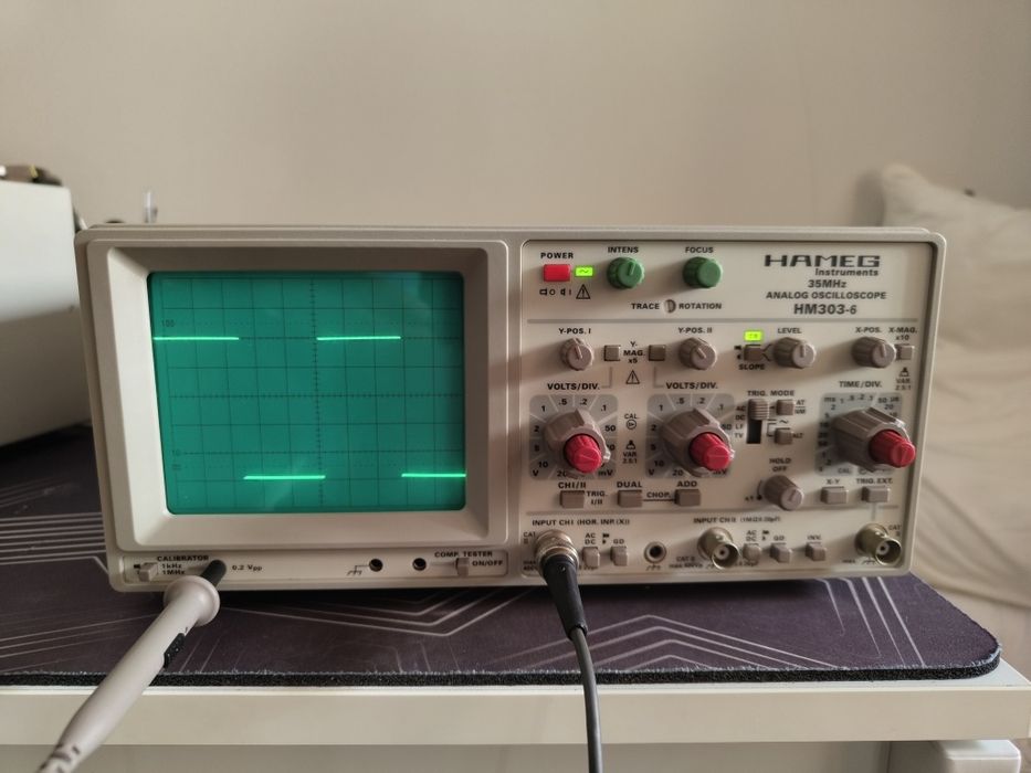 Osciloscópio HAMEG HM303-6 35 MHz – 2 Canais