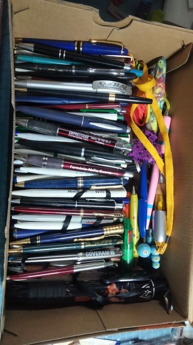 Coleção de canetas/esferográficas