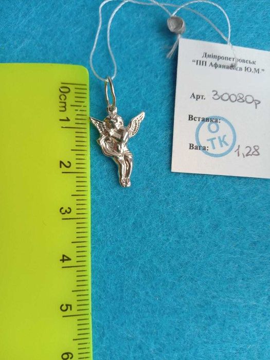 Срібний хрестик родований з камінчиками родій срібло 925 крест кулон