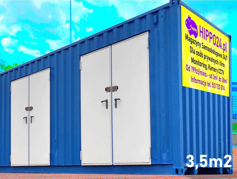 3,5m2 / h2,7m  Self Storage HIPPO24 Magazyny Samoobsługowe Wwa Ursynów