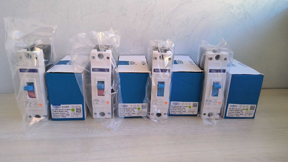 Автомат DC постійний струм TOMZN 125-250A PV 1P,2Р Інвертор АКБ панелі