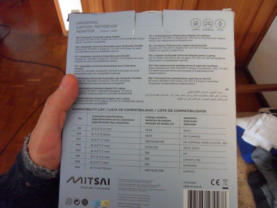 Transformador  Automatic Power+ 45W Mitsai64586233857667121