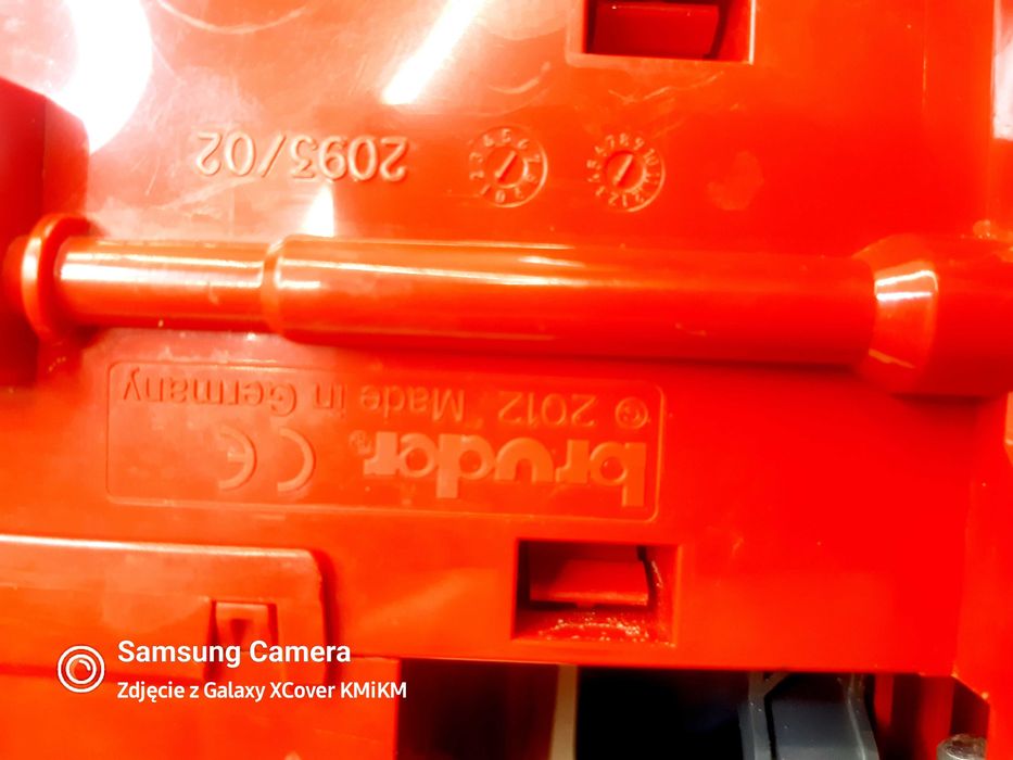 zabawka dźwig ładowarka model Bruder Manitou MRT2150 uszkodzona