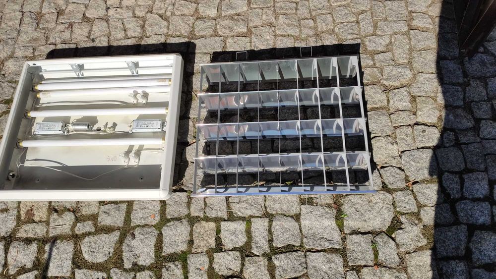 Lampy do garazu magazynu hali rastrowe nadtynkowe opcja led
