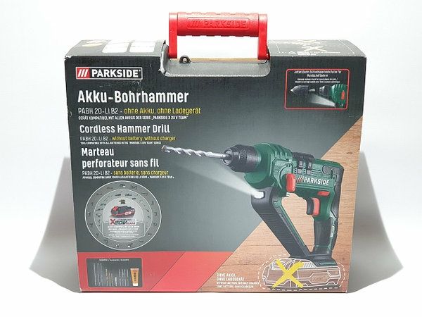 НОВ ударный аккумуляторный перфоратор сГермании Parkside PABH 20/дрель