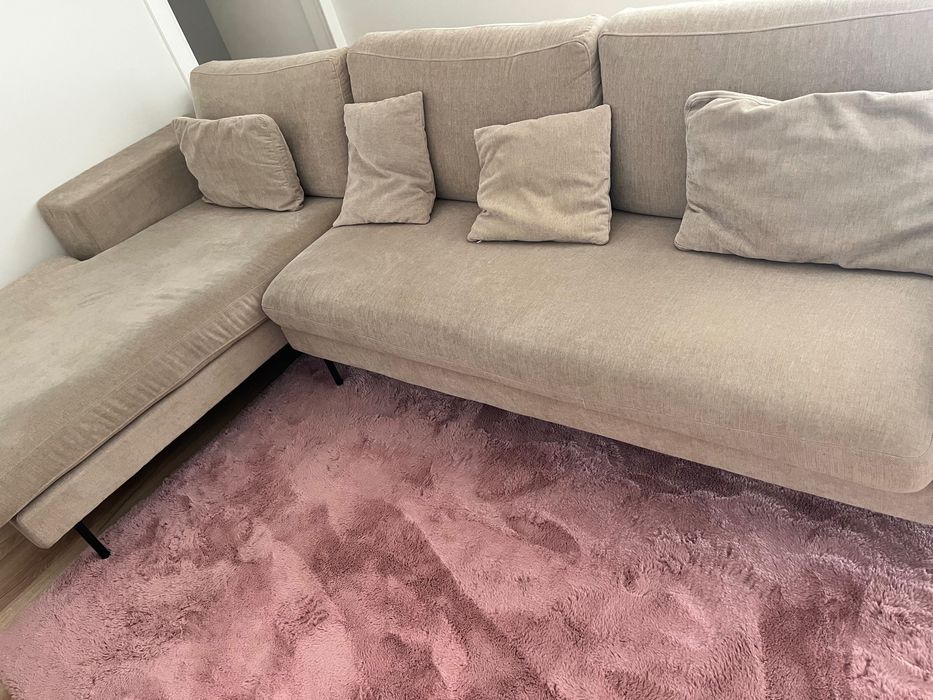 Sofá 4 lugares com chaise long