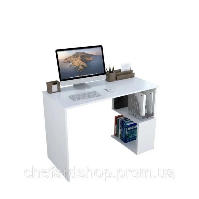 Письмовий cтіл / Компютерний стіл для роботи та навчання із полицями