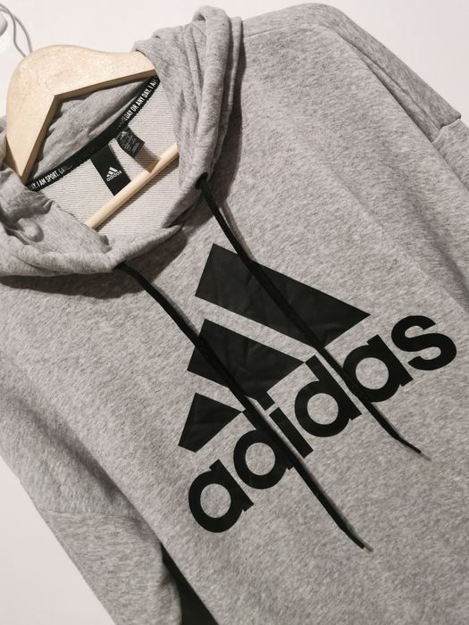 Adidas bluza sportowa damska logowana bawełniana L/XL