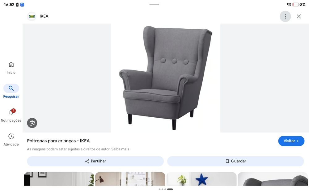 Cadeirão criança ikea