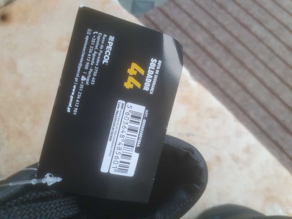 Bota de segurança de soldador 44