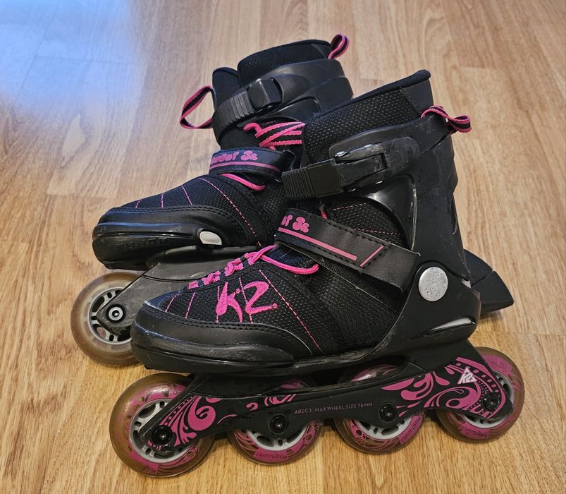 Rolki, łyżworolki ASCENT, rozm. regulowany 32,33,34,35,36,37