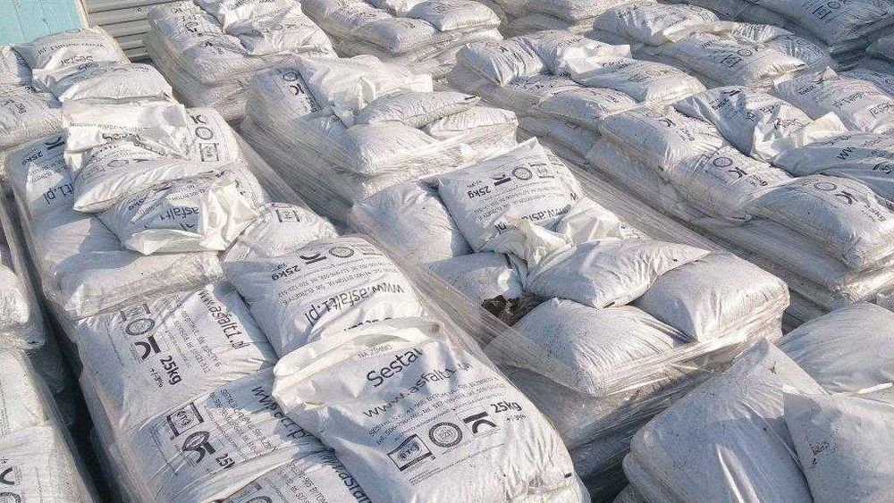 Asfalt na zimno do ubytków, do wypełnień w workach