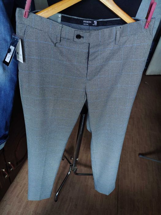 Джинсы (chino Primark United Kingdom w34 stretch grey.