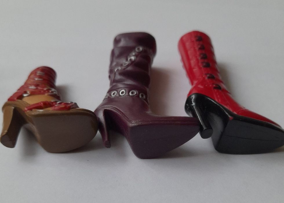 Mix zestaw komplet 8 butów bucików lalka Barbie Ken Doll My Scene shoe