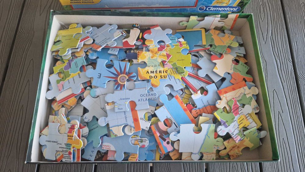 Puzzle Geográfico Mundo, Clementoni