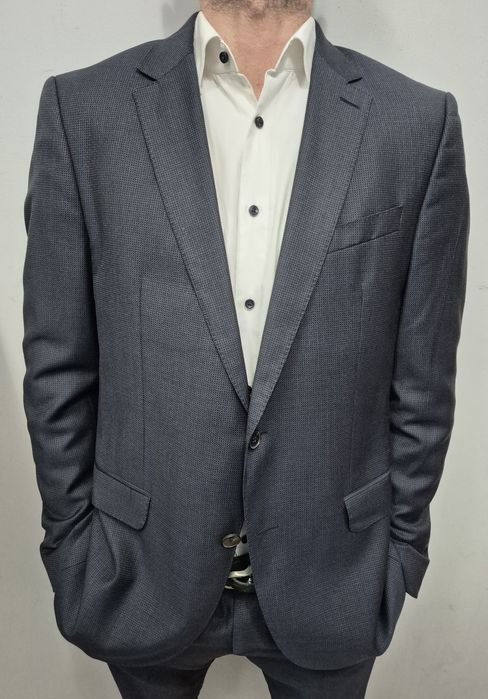 HUGO BOSS DRAGO roz. 52  garnitur premium super stan wełna 120's